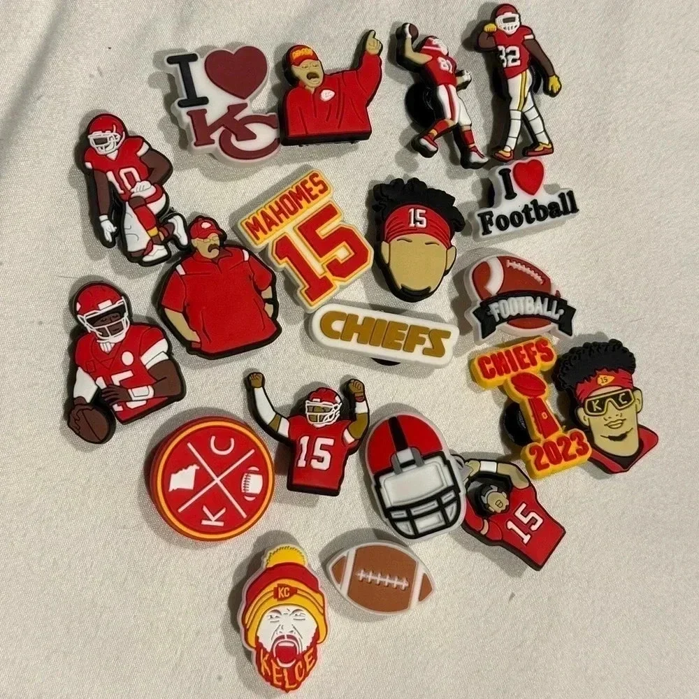 Kansas City Chiefs Croc Charms - Picture 2 of 5